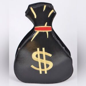 Money Bag Shiny Clutch